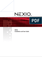 01.NEXIO NXOS UserGuide - Int Ref - 175-000307-04-RevA