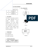 SSC8035GS6 SSC8035GS6: P-Channel Enhancement Mode MOSFET Features Pin Configuration