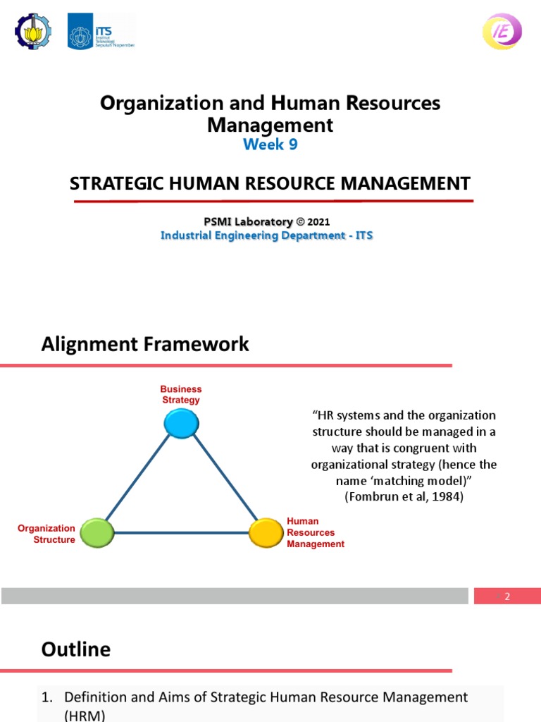 (2021) Week#9 Strategic HRM | PDF | Strategic Management | Human ...