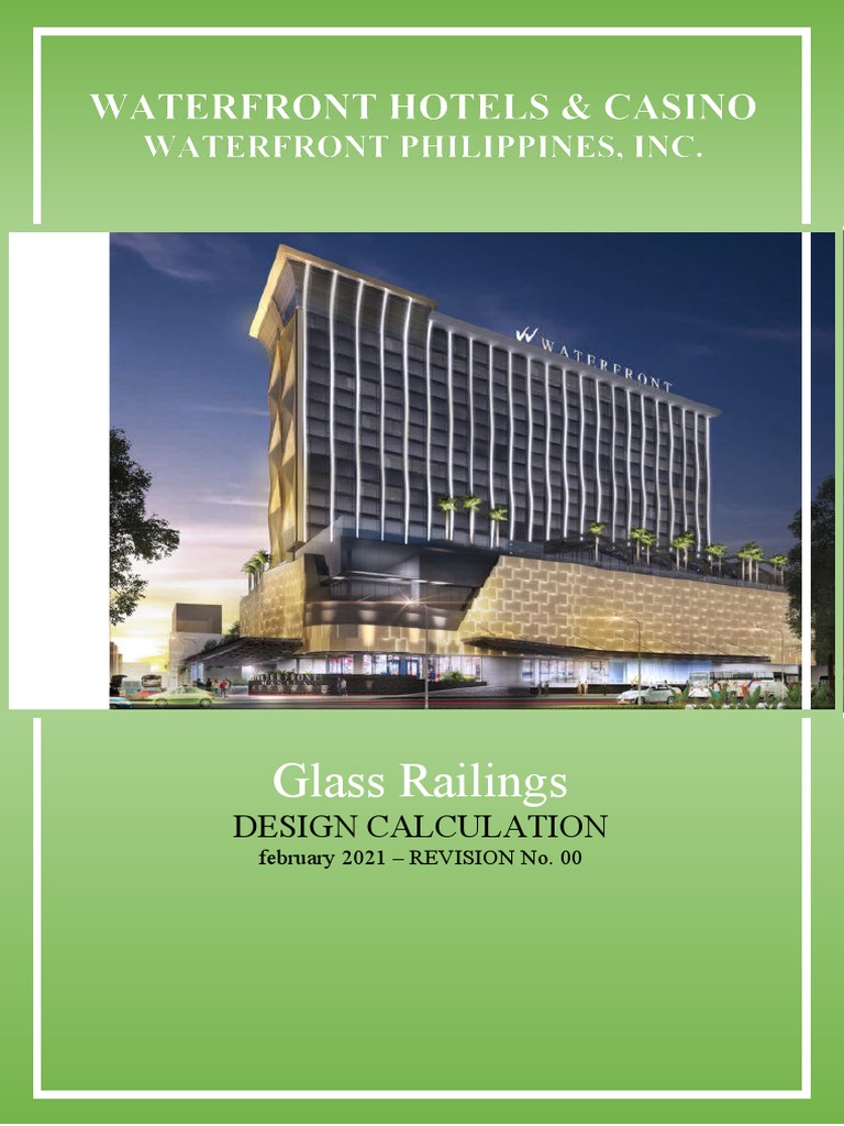 Waterfront - Design Calculation - Railings - Rev.00 | PDF | Bending ...