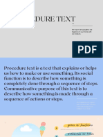 Procedure Text