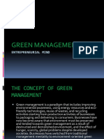 Entrepreneurial Mind PPT Green Management 2