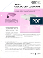 GE Lighting Systems M-250A Powr-Door Series Roadway Cobrahead Spec Sheet 9-75