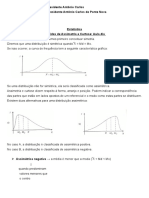 Aula Medidas de Assimetria e Curtose