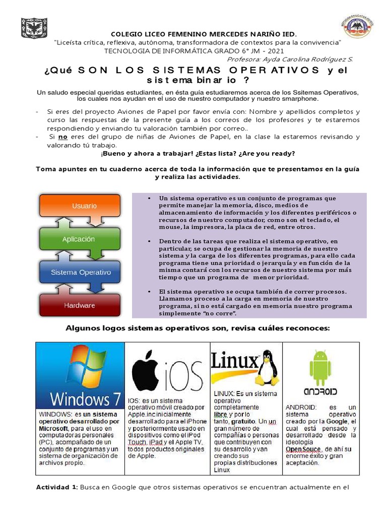 Guia Tecnología - Sexto | PDF | Poco | Edad de información