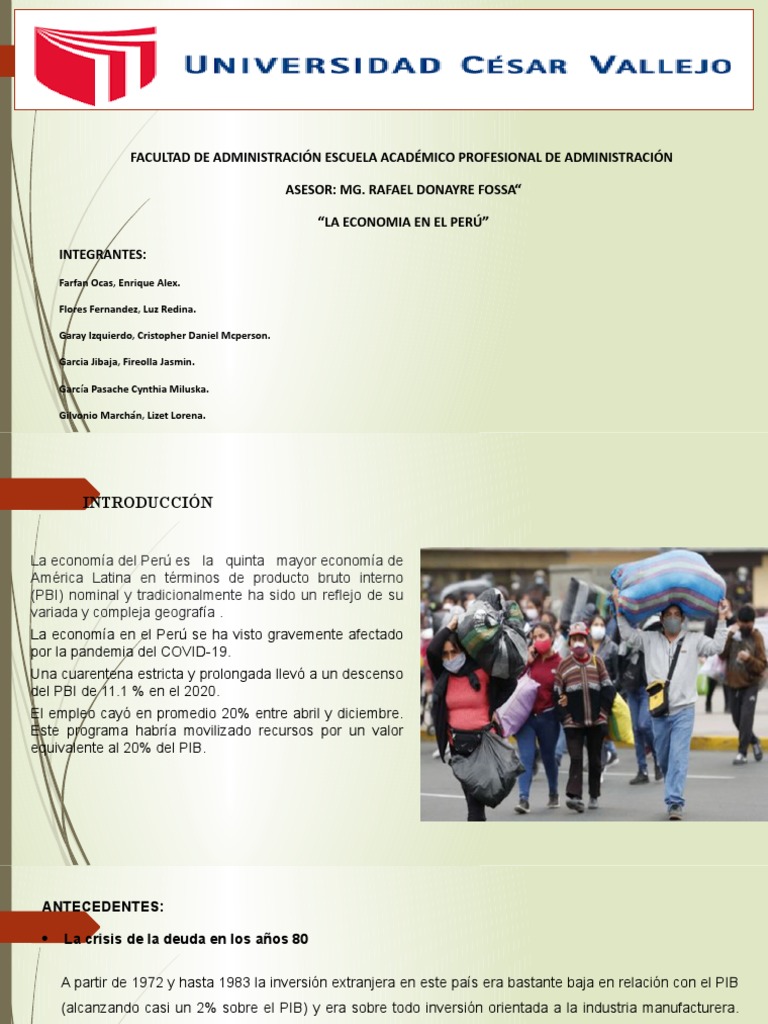 Impacto del COVID-19 en la economía peruana | PDF | Perú | Economias