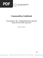 Consensusdocs Guidebook: Consensusdocs 300 - Standard Multi-Party Integrated Project Delivery (Ipd) Agreement