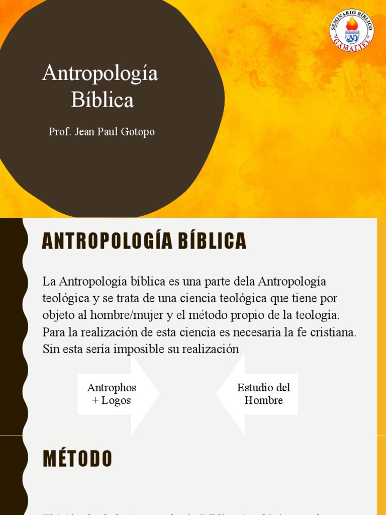 Antropología Bíblica PDF Divinidad (disciplina académica) Libro