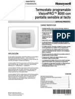 Termostato Programable Visionpro™ 8000 Con Pantalla Sensible Al Tacto
