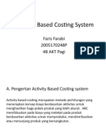 Activity Based Costing System
