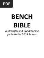 BENCH BIBLE-Ultimate Frisbee Training Program