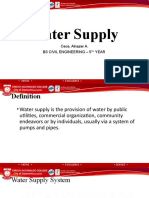 EAC Water Supply System Sources