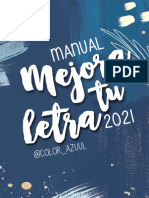 Manual Mejorar Letra 2021