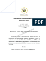 Sentencia de Absolución en Delito Sexual Con Menor de 14 Años