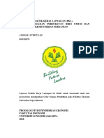 Laporan Praktik Kerja Lapangan (PKL) Pada Sub Bagian Persuratan Biro Umum Dan Pengadaan Kementerian Pertanian