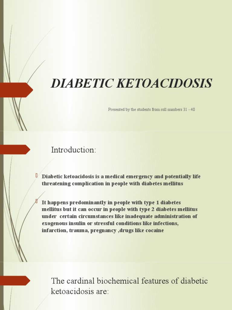 Understanding Diabetic Ketoacidosis | PDF | Hyperglycemia | Diabetes