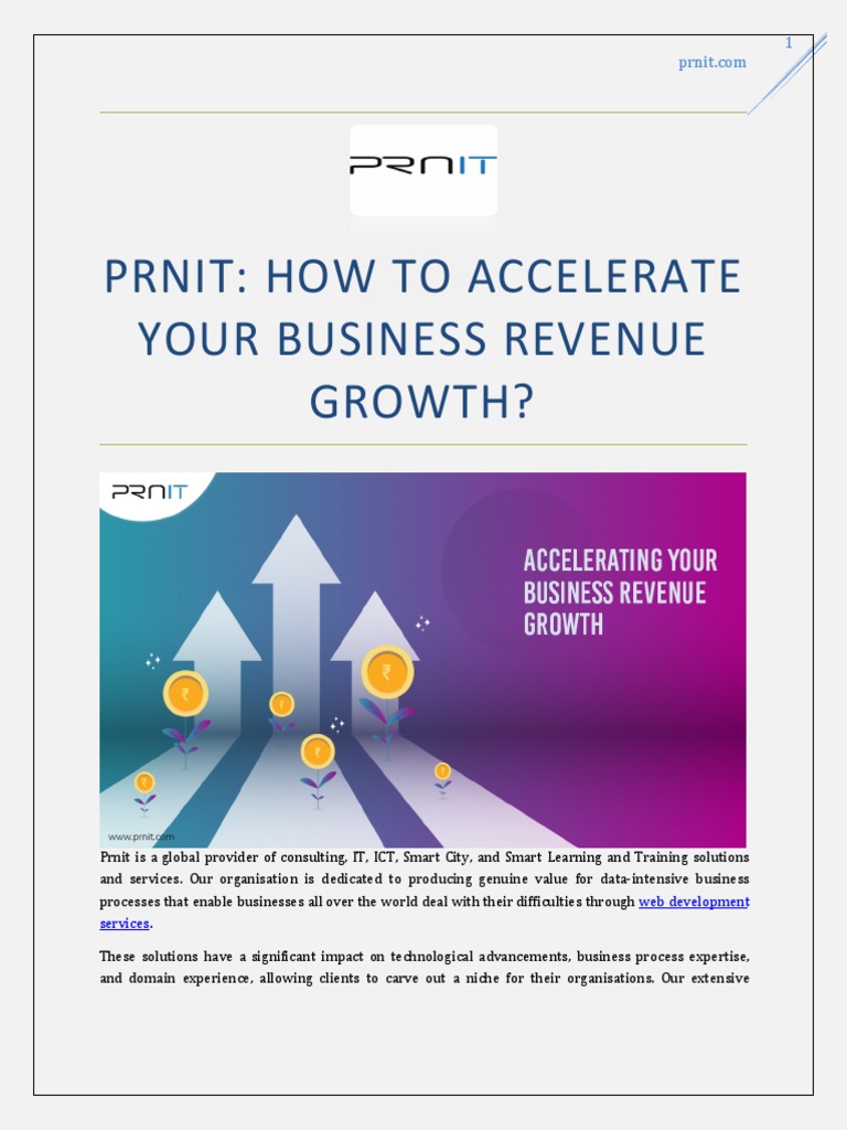 Prnit How To Accelerate Your Business Revenue Growth | PDF | Computers