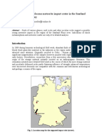 A Possible Holocene Meteorite Impact in The Saarland Region, West Germany