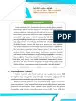 Konsep Dan Penerapan Penilaian Authentik: Kegiatan Belajar 2