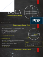 Geometri Analitik Ruang Bola PDF 2