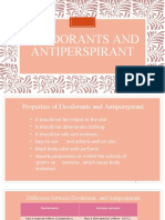 Deodorant & Antiprepirant