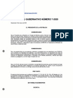 Decreto Gubernativo 7-2020