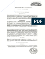 Decreto Gubernativo 6-2020