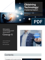 Group 6 - Obtaining - Technology - Implementation - 060721