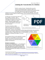 Beer's Law: Determining The Concentration of A Solution: Background