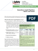 Hazardous Liquid Pipelines - Basics and Issues: Pipeline Briefing Paper #3