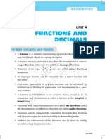 Fraction and Decimals