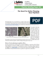 The Need For Better Planning Near Pipelines: Pipeline Briefing Paper #8