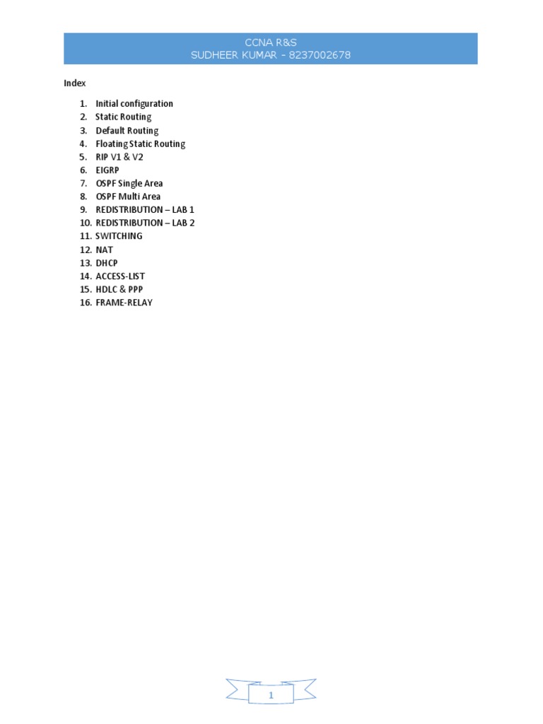 CCNA Routing and Switching Guide | PDF | Networking Standards | Network ...