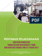 PEDOMAN PELAKSANAAN BANTUAN PENGUATAN TBM DAN SARANA TBM 2021