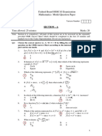 Mathematics Model Papers 21
