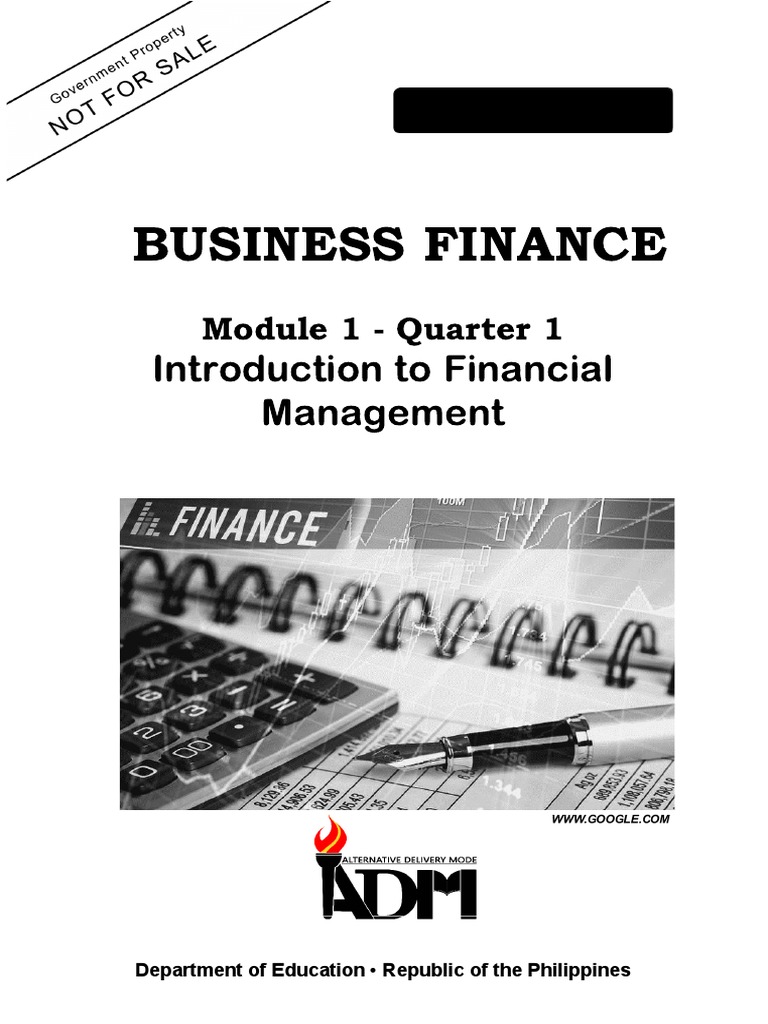 Busfin12 Q1 Mod1 Introduction-To-Financial-Management V2 | Pdf | Securities  (Finance) | Capital Market