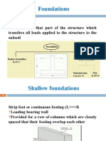 Foundation Bearing Capacity 1 Shallow Foundation