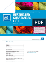 Restricted Substances List: Apparel and Footwear International RSL Management Group
