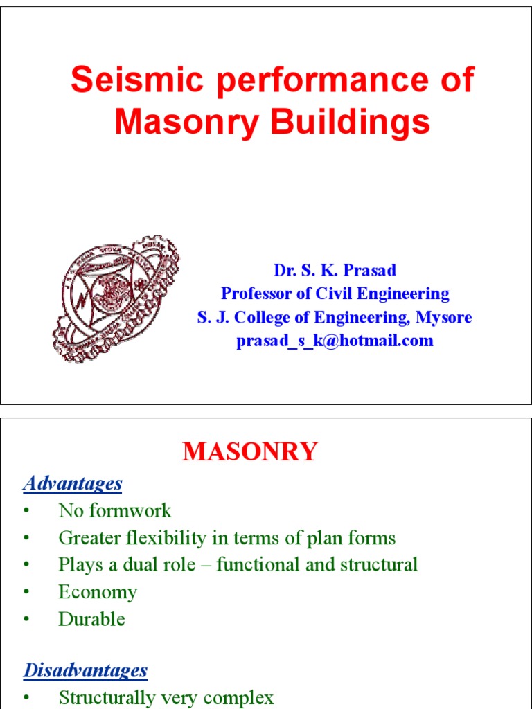 08 Masonry Buildings Pdf Masonry Mortar Masonry