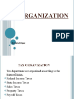 Tax Organization: By: Krisha Enriquez