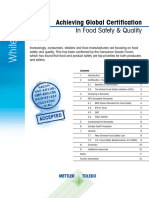 Achieving Global Certification: in Food Safety & Quality