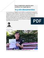 No binarie y sin documentos