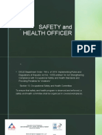 SAFETY and HEALTH OFFICER