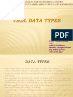 VHDL Data Types