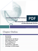 Micromanufacturing and Fabrication of Microelectronic Devices