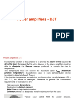 Power Amplifiers - BJT