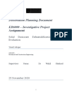 Dissertation Planning Document KB6000 - Investigative Project