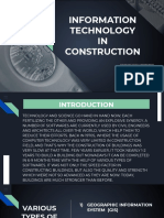 Iinformation Technology in Construction