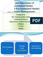 1 - Scope and Importance of Environmental Studies