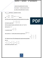 Matrices Assignment #1